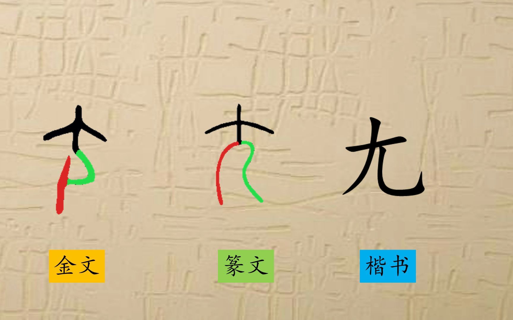 287、尢,尴尬不能写成九,汉字,说文解字,象形字,甲骨文,金文,篆文,书法,写字,国学哔哩哔哩bilibili