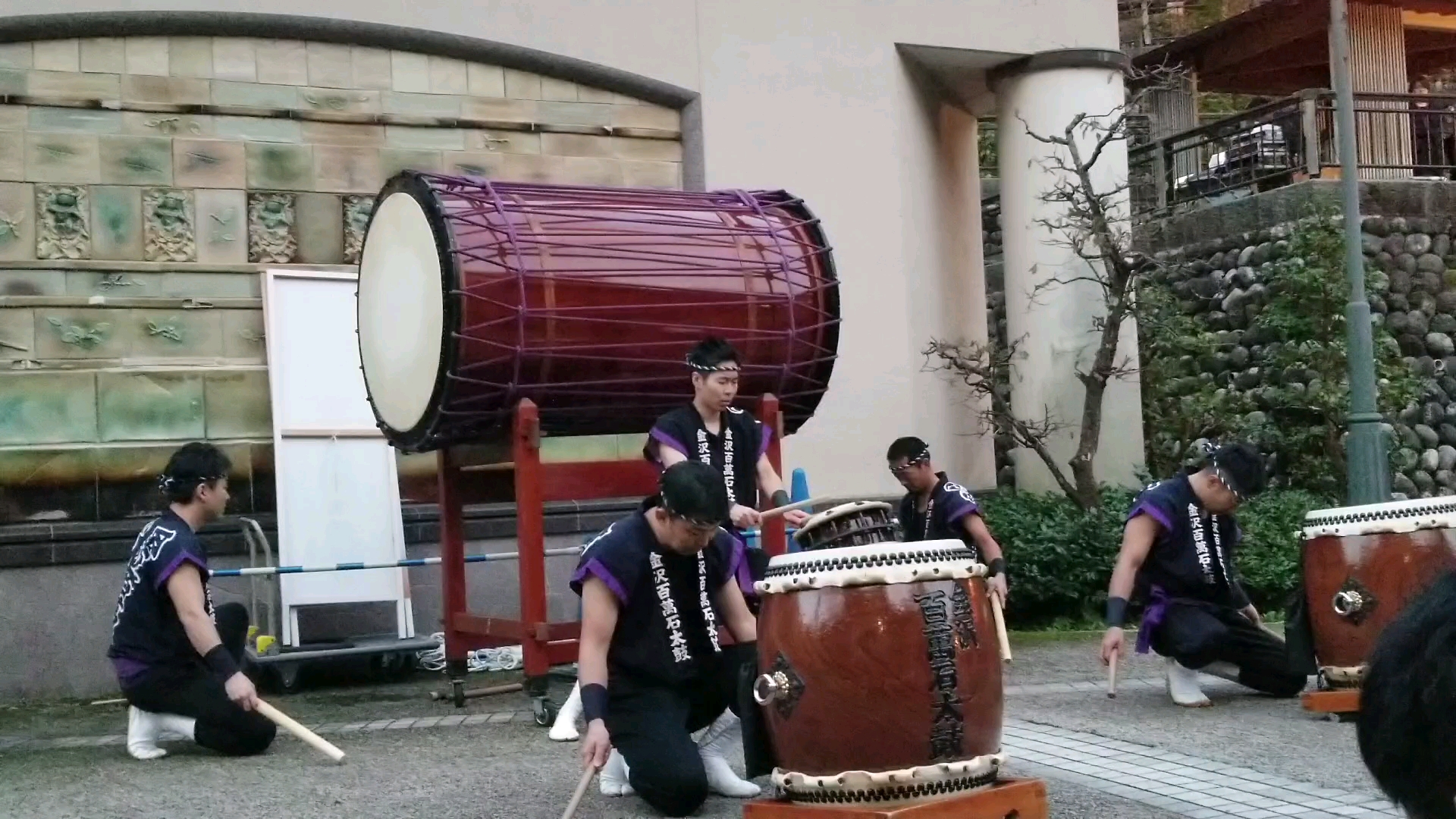 石川县 金泽市汤涌温泉 第九回雪洞祭 太鼓表演 花开伊吕波圣地巡礼