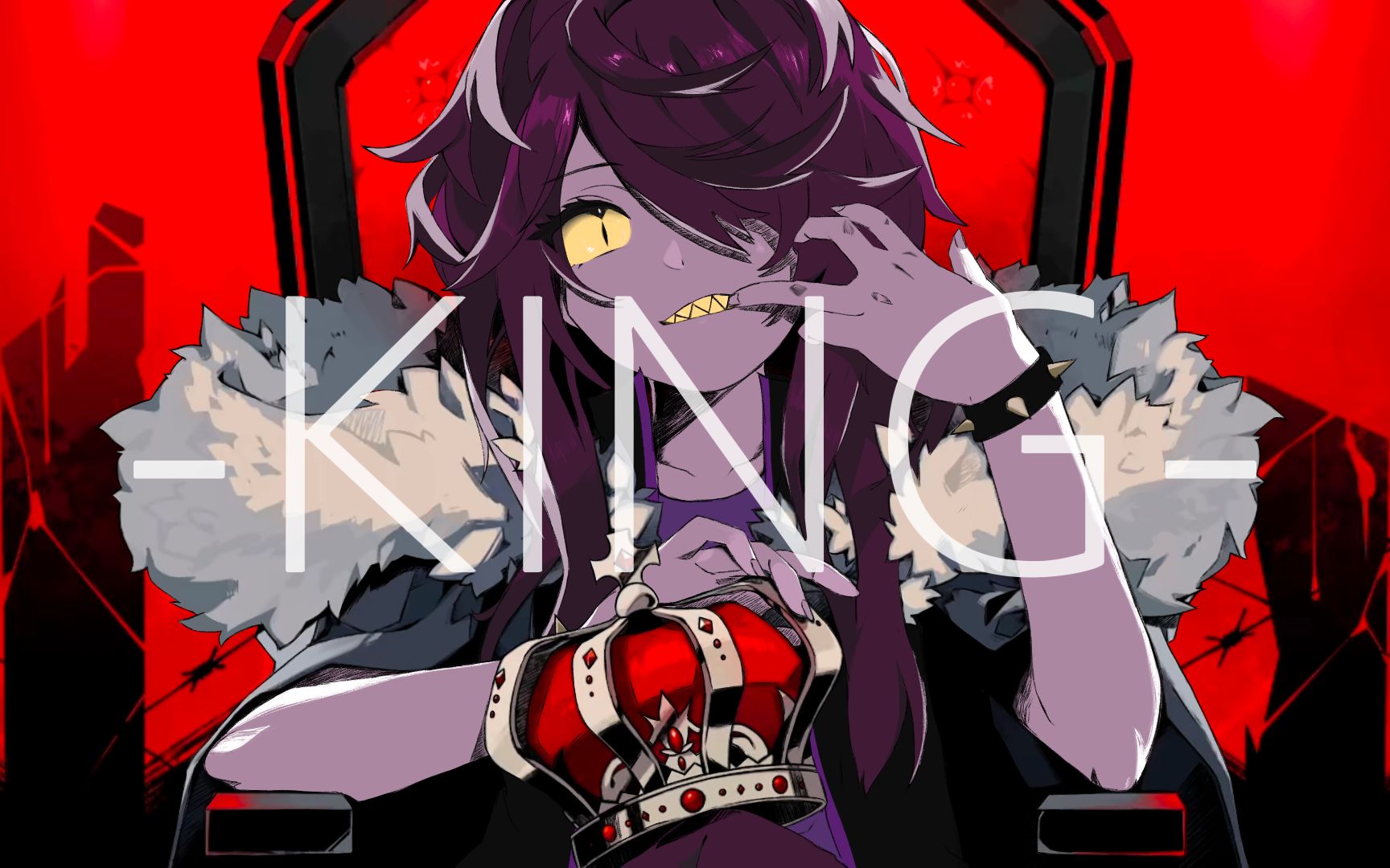 [图]【Deltarune/Susie/描改手书】KING