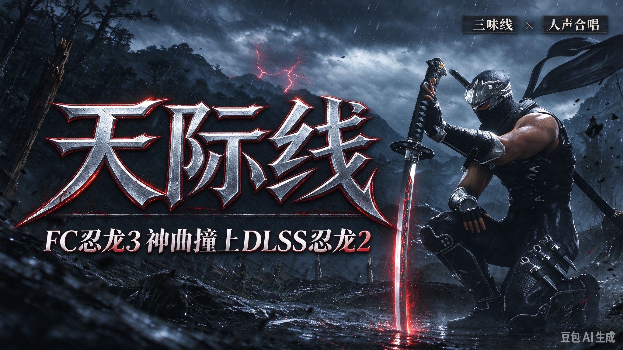 红白机神曲新生！FC 忍龙 3《天际线》改编，斩破长空  搭配 DLSS 高清忍龙 2 实战