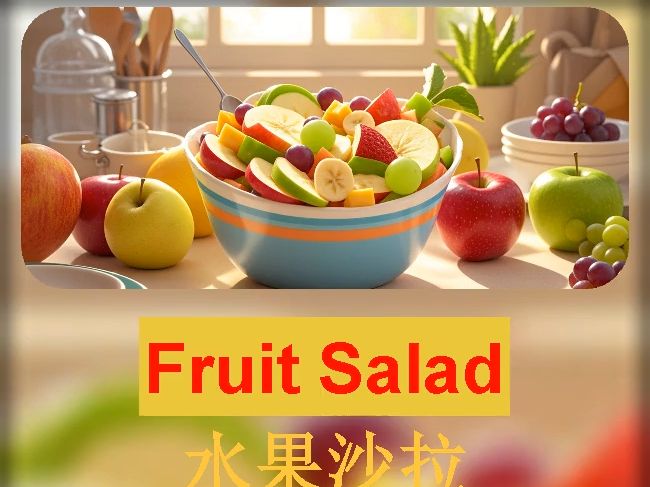 英语小故事跟读——水果沙拉 Fruit Salad哔哩哔哩bilibili