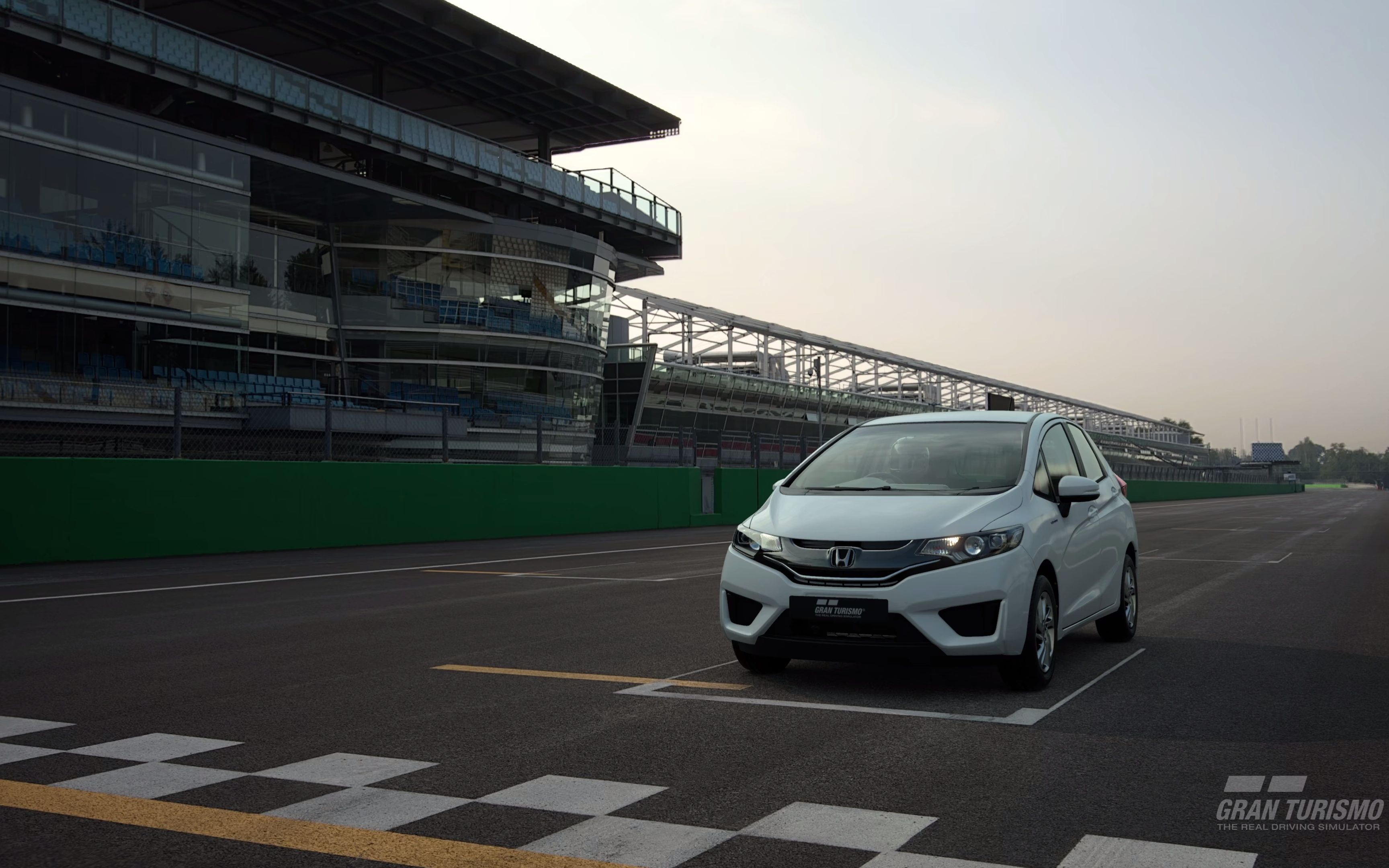 [4k画质} gt赛车7 scapes美景车赏:本田 飞度fit_单机游戏热门视频