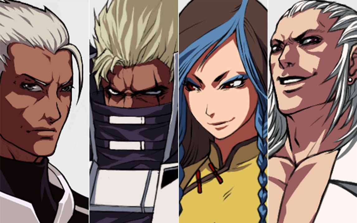 【mugen】拳皇:经理&真零 vs 紫苑&祸忌_哔哩哔哩_bilibili