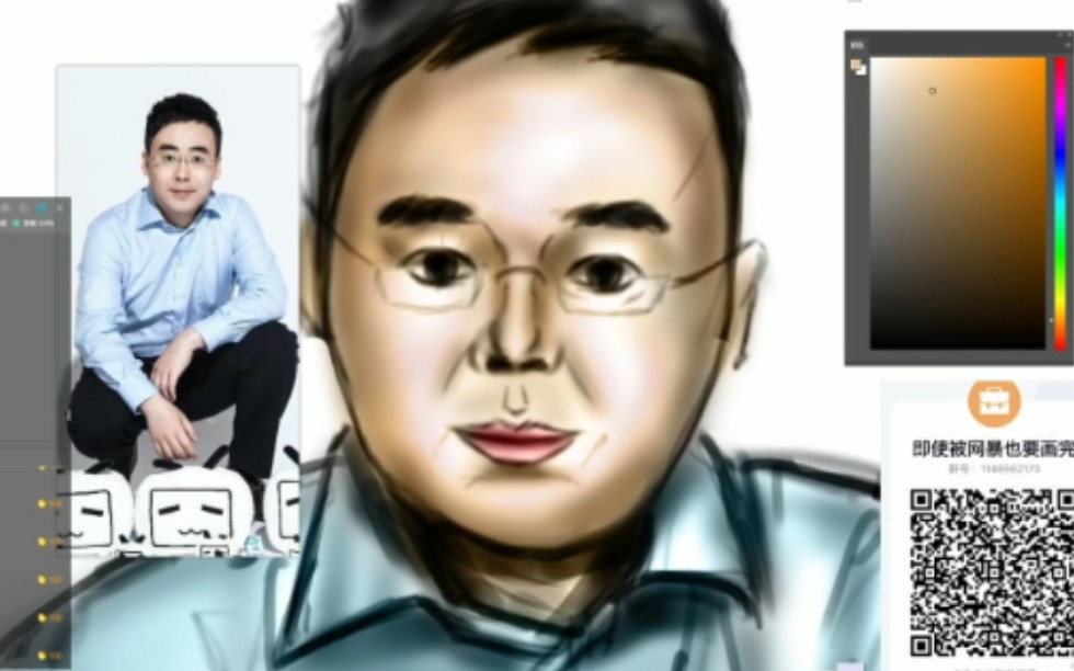 达摩老师画陈睿