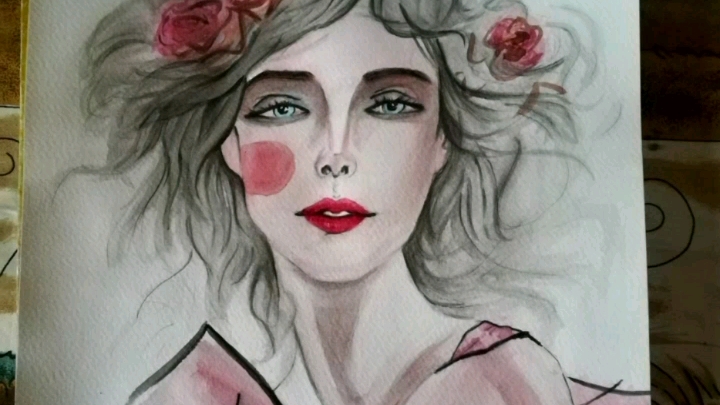 【水彩画】彩头练习