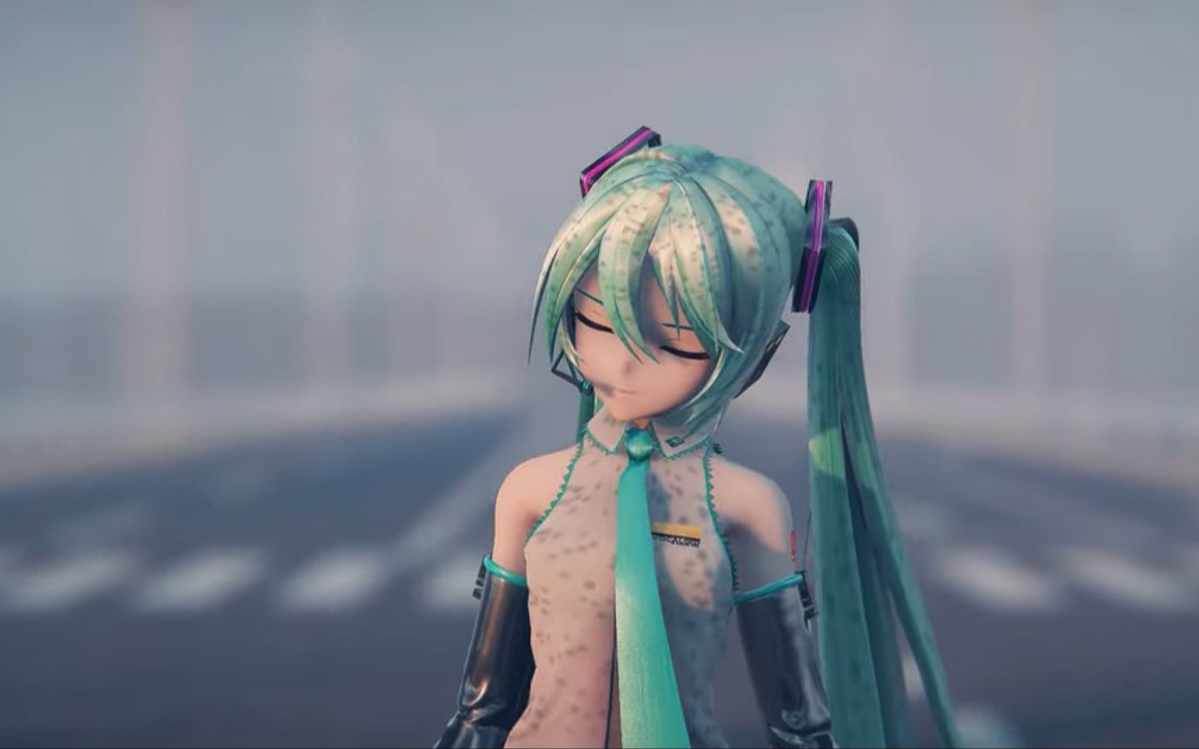 初音未来唱歌图片