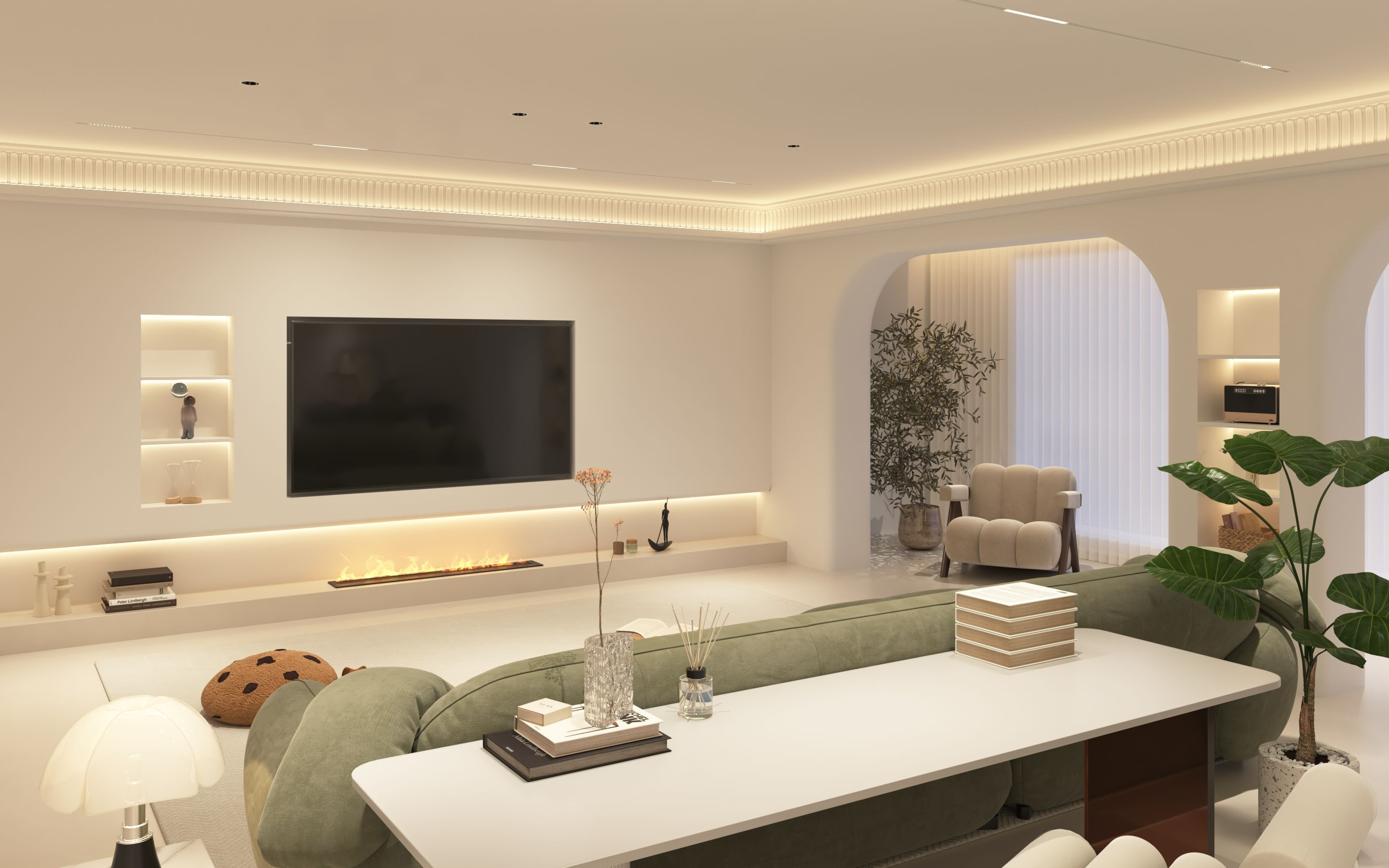 啊啊啊好幸福!装了个人见人夸的无主灯客厅