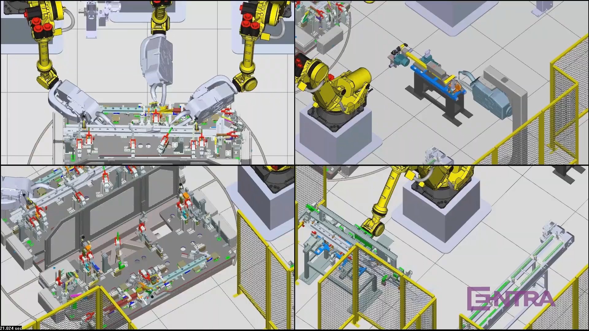 全自动焊接机器人机械手工作站生产线