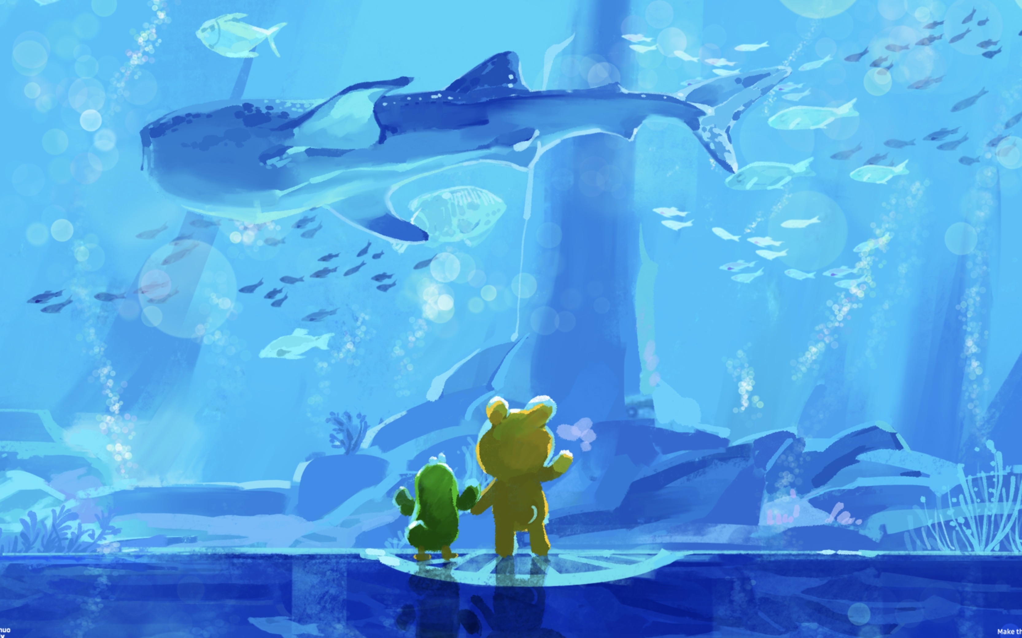 把睡梦交给水母和沙丁鱼,当一晚海底世界的飞行家|好说电台|1小时lofi