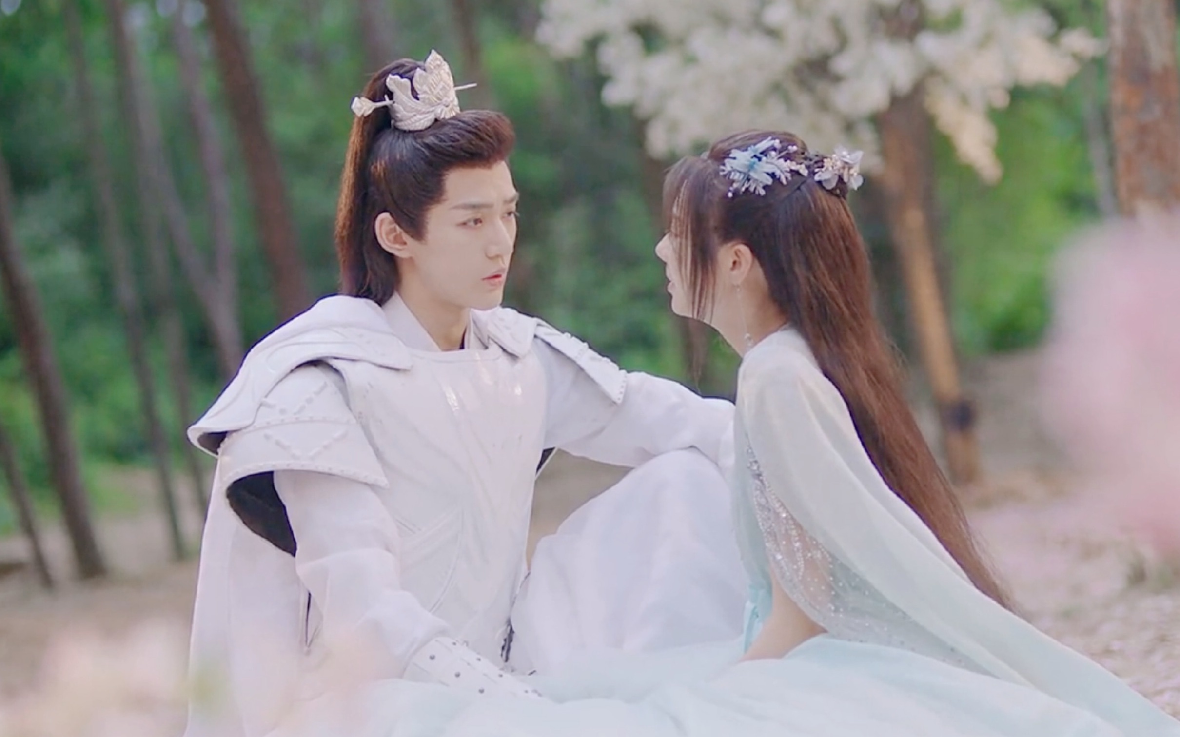 【高冷阁主×可爱鸟妖】前世阁主和青青的相遇相爱,青青受伤,天弧星用