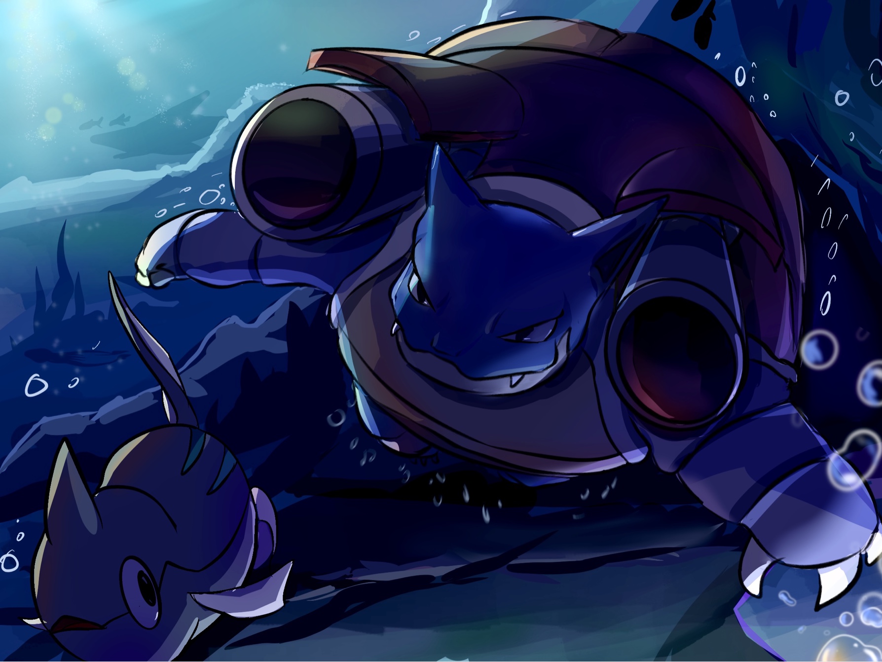 【宝可梦绘画图鉴】009.水箭龟