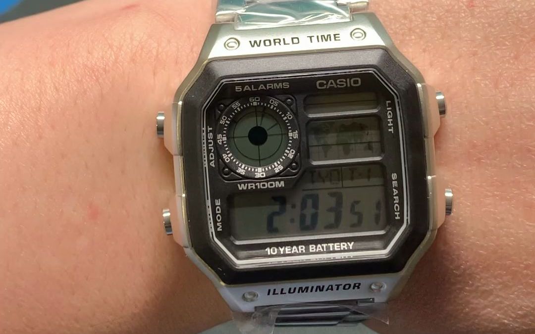 卡西欧 ae-1200whd-1a开箱