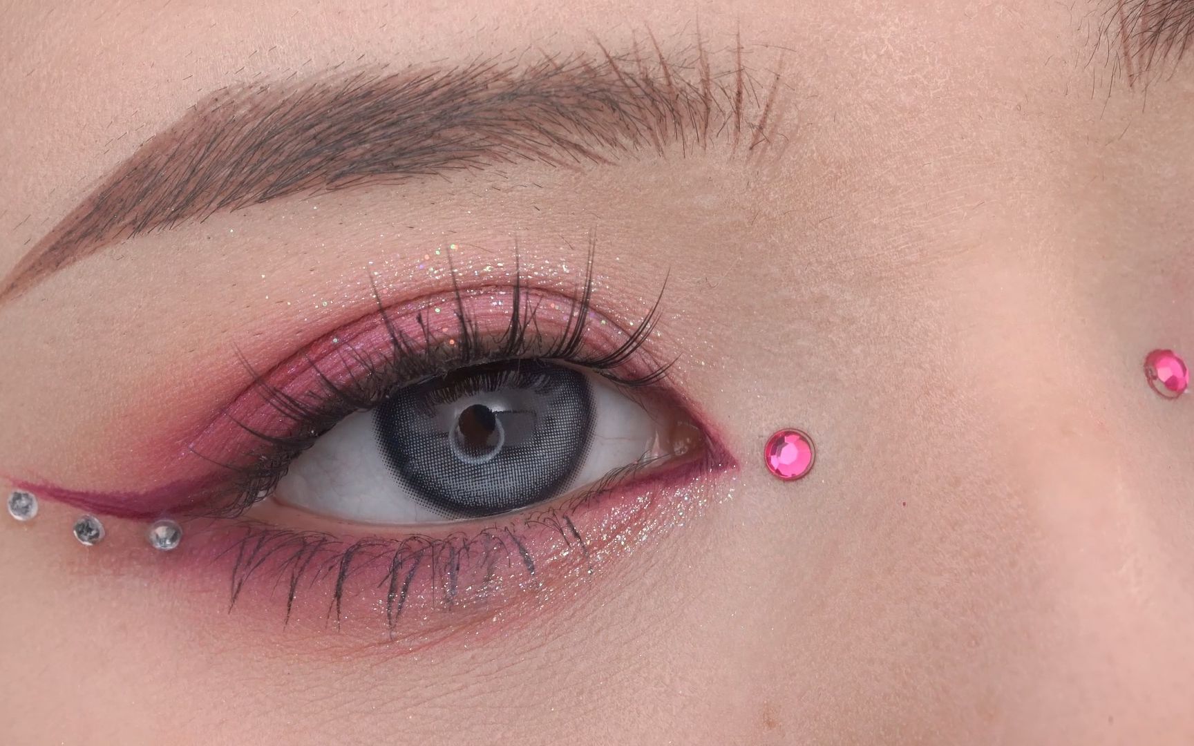 兔子美妆过程分享#兔子#眼妆#化妆过程