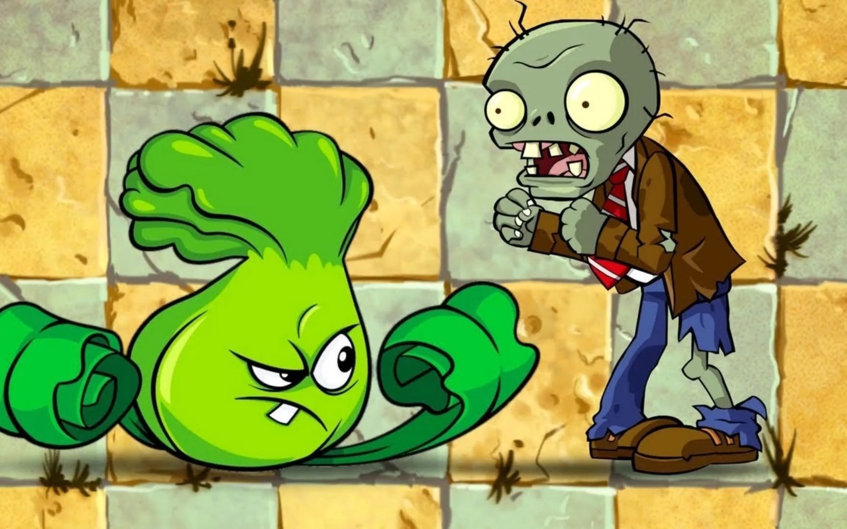 植物大战僵尸:老拳师菜问一拳拿下一群六阶僵尸!越阶战斗,无敌