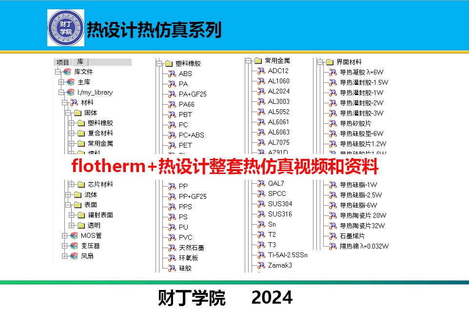 Icepak自定义材料模型库添加及使用视频哔哩哔哩bilibili