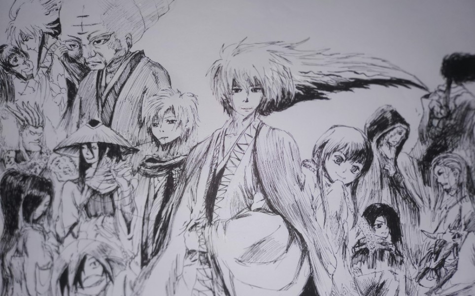 【手绘】【滑头鬼之孙】170分钟摸个百鬼夜行可还行?记得几个?