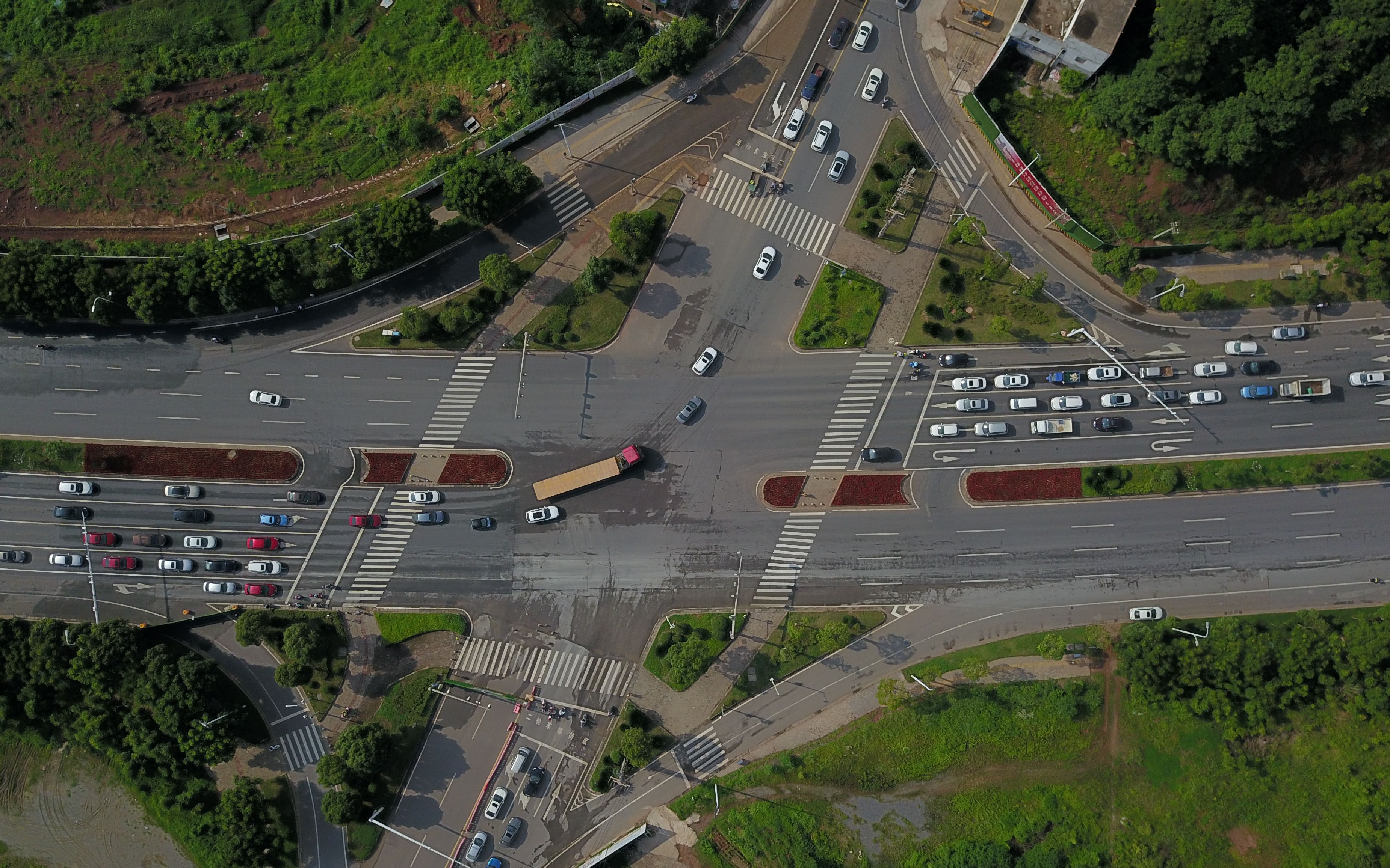 贛南大道105國道路口40%完成度仿真