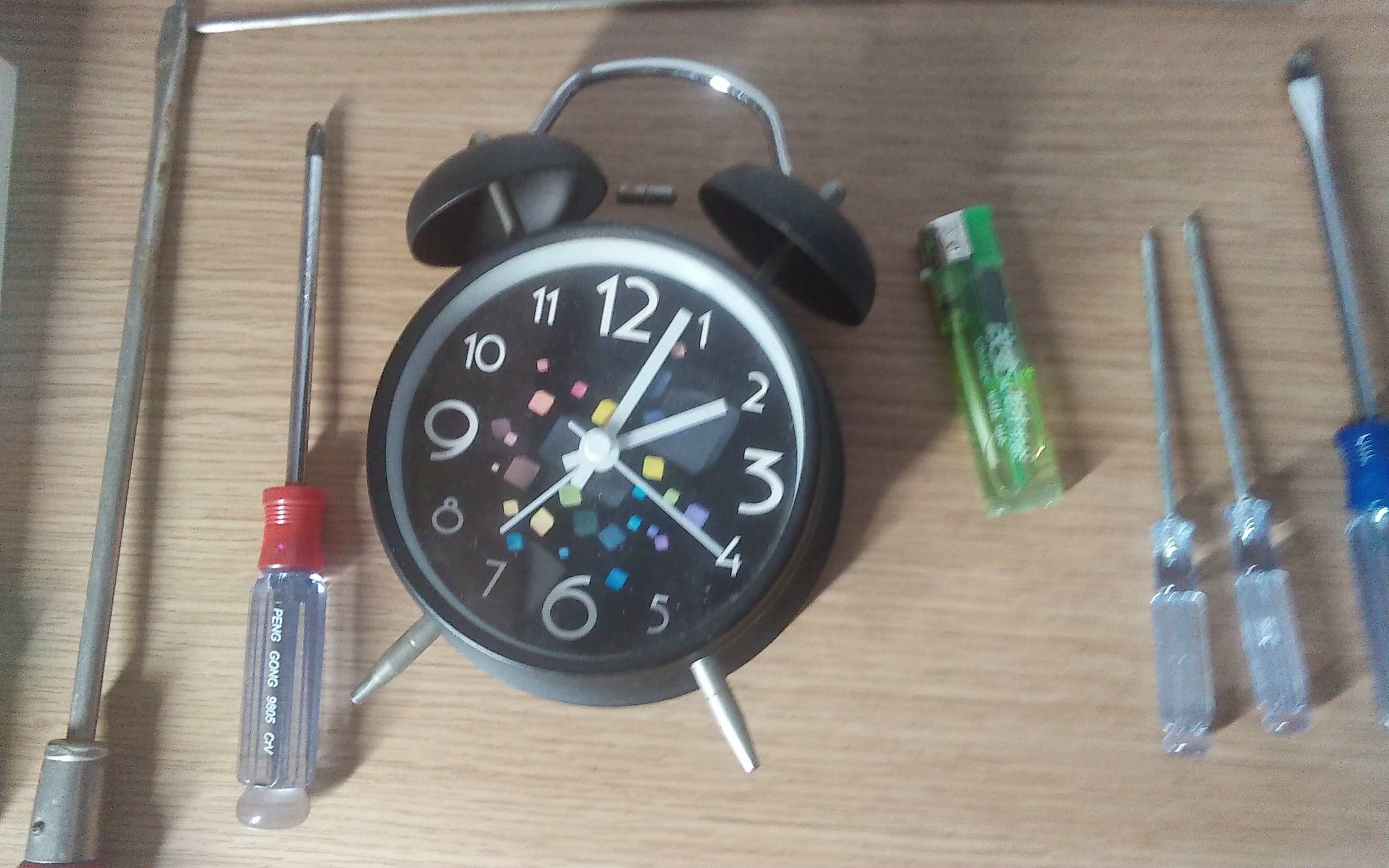 我开始拆闹钟了!