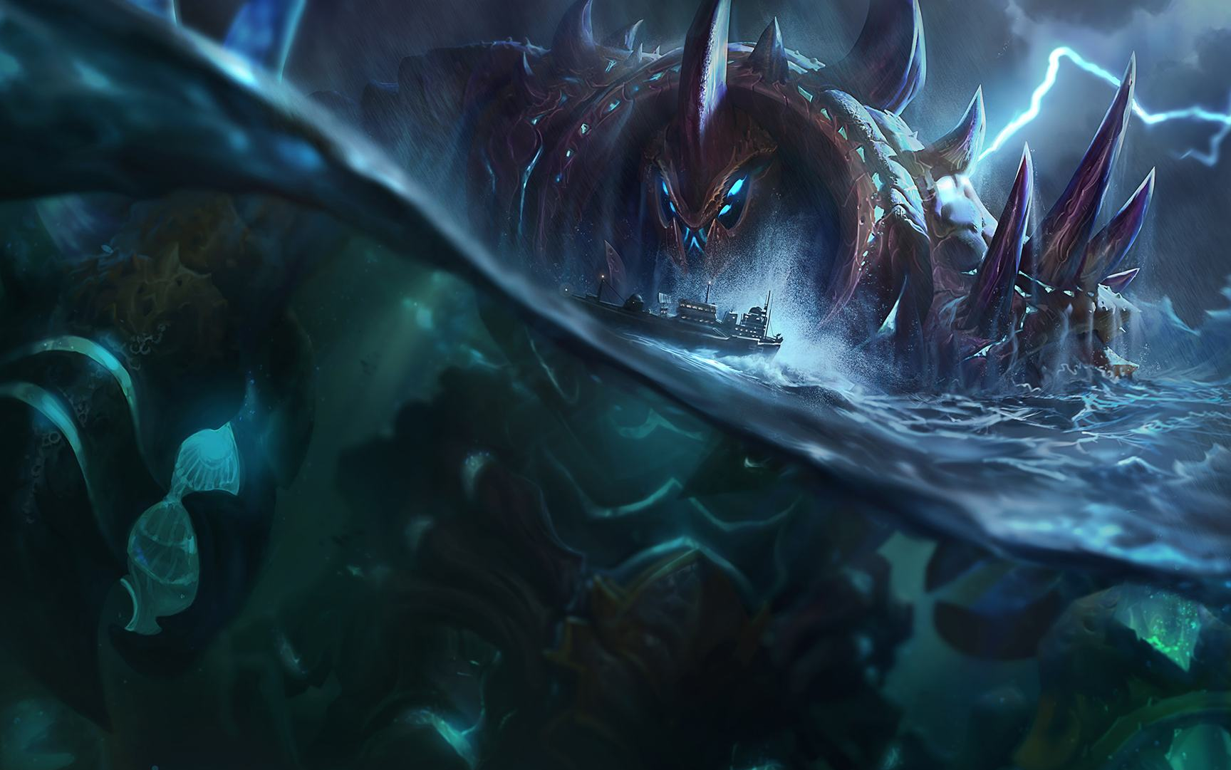 无畏战车 厄加特 深渊巨蟹 皮肤浏览 skin spotlight