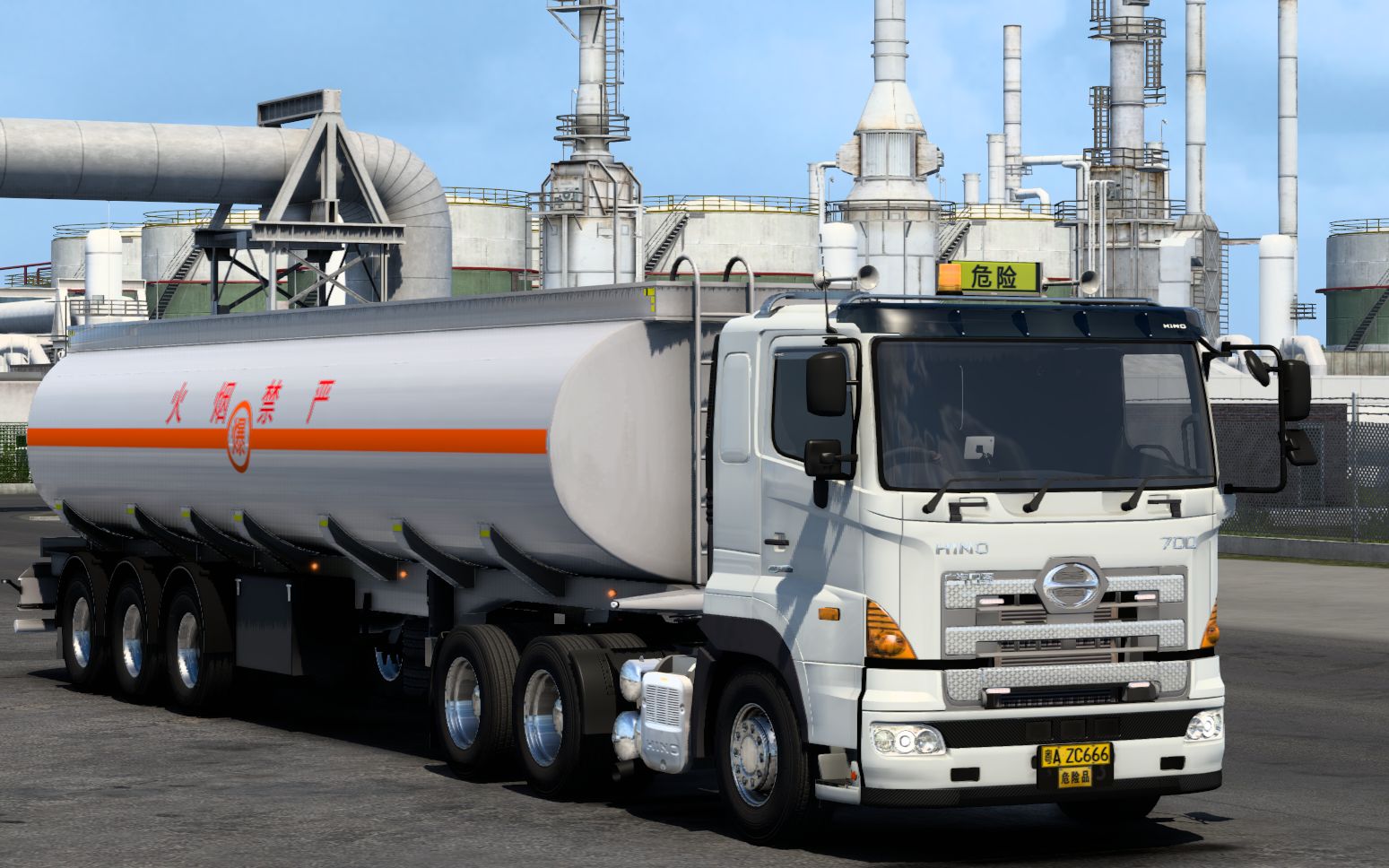 欧洲卡车模拟2广汽日野hino700