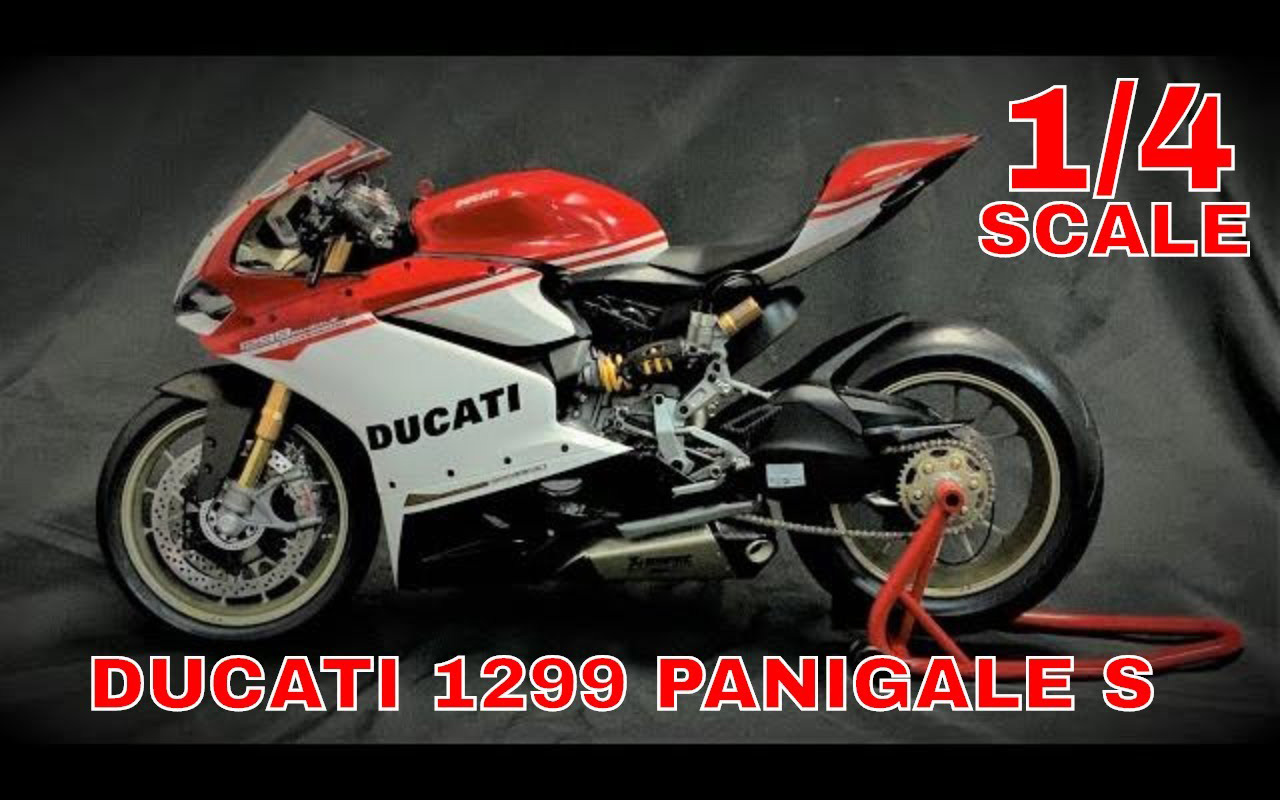 【Andy's Hobby】1比4比例 杜卡迪 Ducati 1299 摩托车模型制作哔哩哔哩bilibili