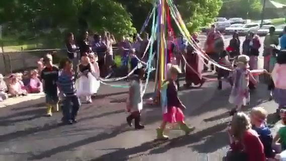 五月花柱舞蹈 Maypole Dance (Cincinnati Waldorf School)哔哩哔哩bilibili