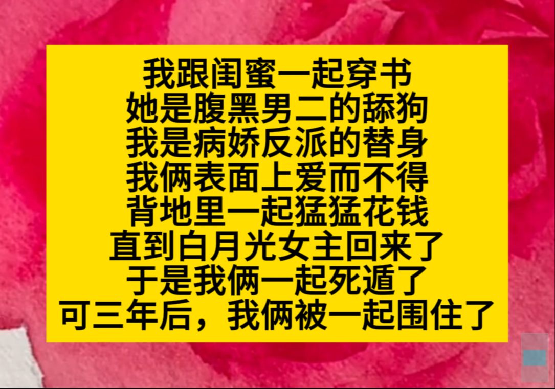 我跟闺蜜一起穿书,她是腹黑男二的舔狗,我是病娇反派的替身……小说推荐哔哩哔哩bilibili