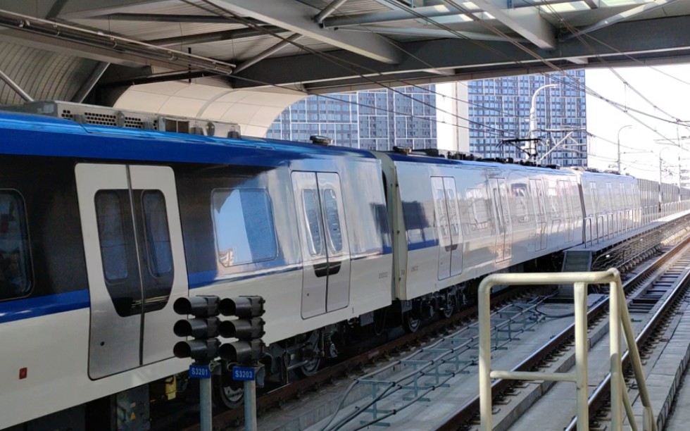 2023年12月7日,佛山地铁三号线sfm型电客车03x031-032镇安站→顺德