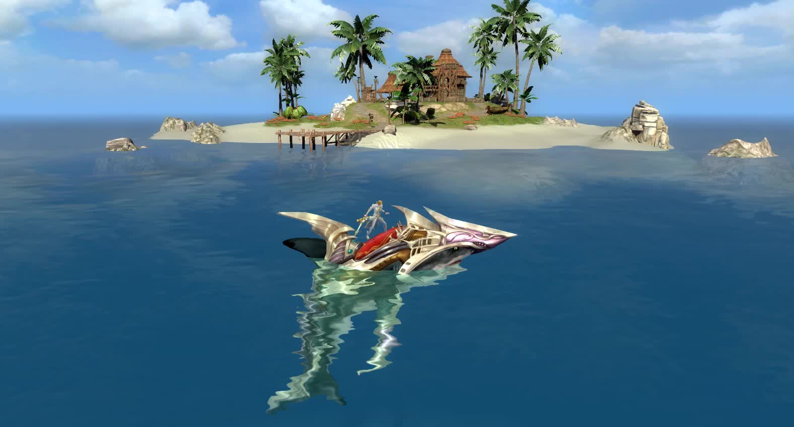 《海洋传说》坐骑之突击鲨鱼