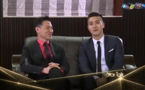 【崔始源/张学友】香港《star talk》节目采访现场cut.