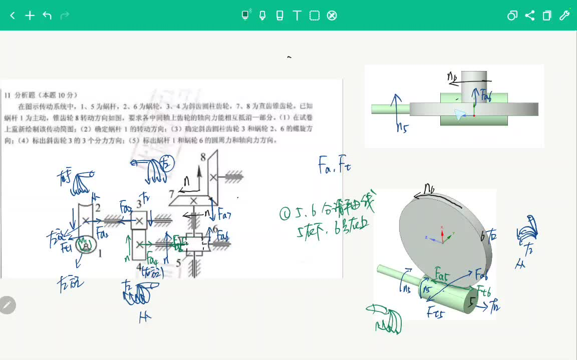 99%都会错的!齿轮传动受力分析!技巧满满!哔哩哔哩bilibili