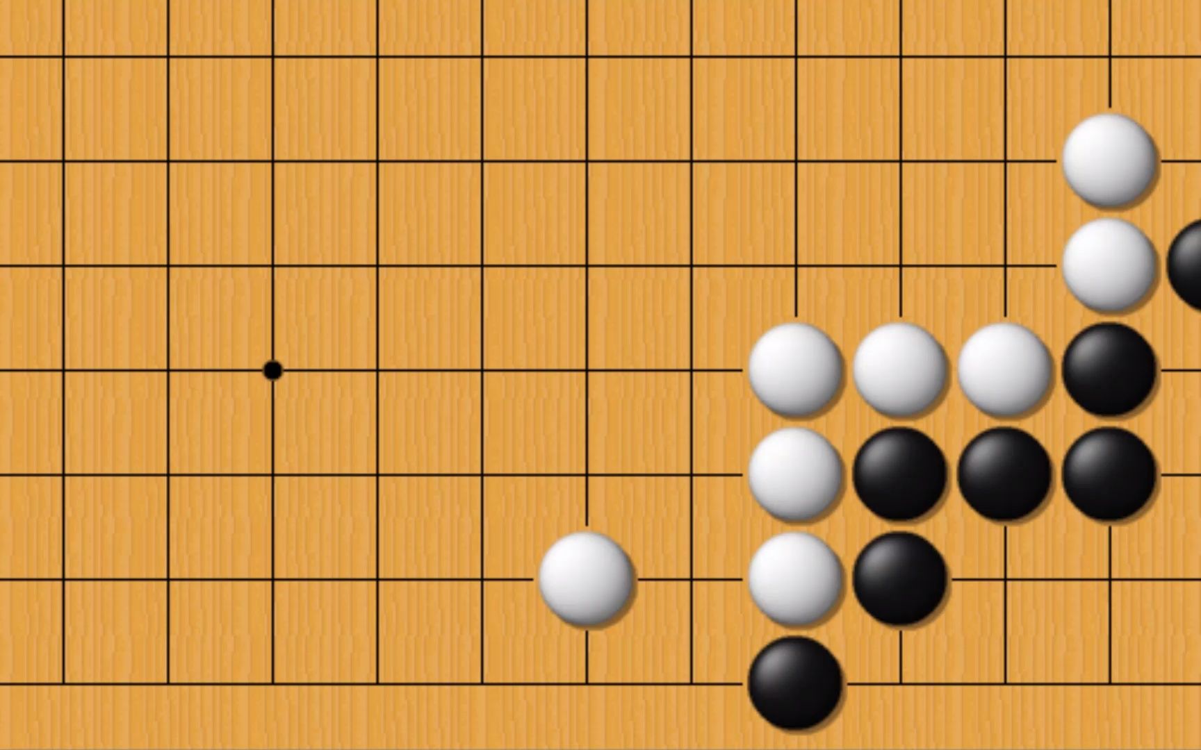 [图]围棋死活辞典上卷角部死活板六型第6题