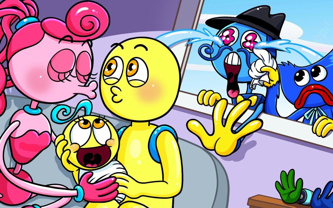 【poppy playtime】mommy大长腿喝玩家有了个孩子!daddy哭了