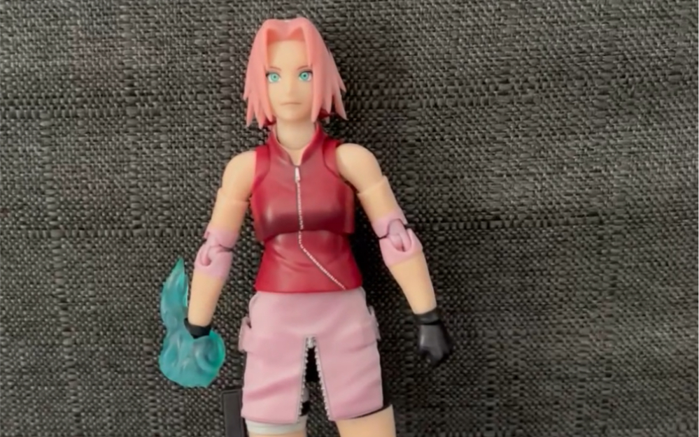 万代火影忍者小樱1/12手办模型玩具人偶兵人评测