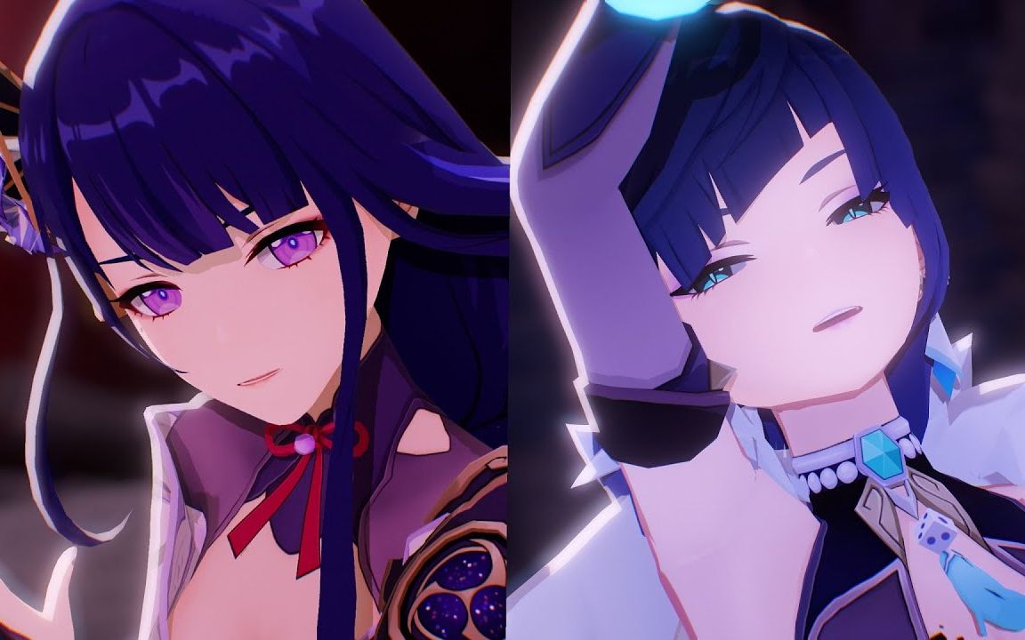 【原神mmd】shanti / シャンティ【雷电将军&夜兰】【搬运】