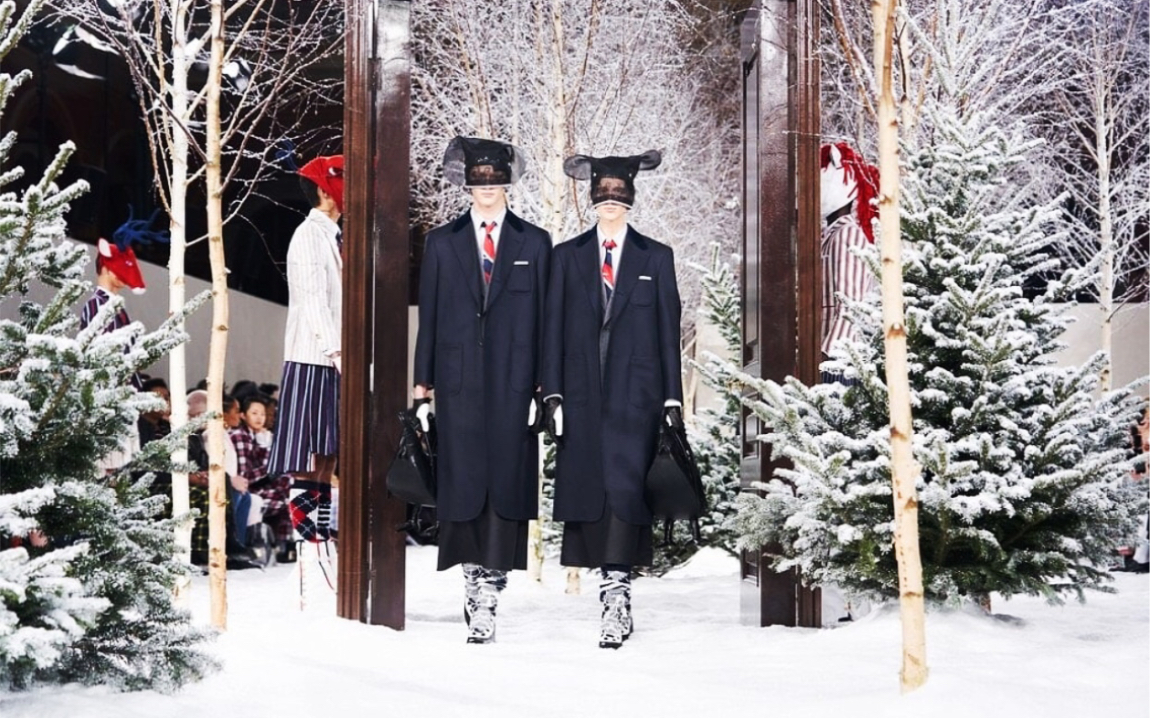 【汤姆ⷮŠ布朗Thom Browne|2020/21秋冬成衣时装秀】感觉,设计师肯定是个很可爱的人!(☆▽☆)哔哩哔哩bilibili