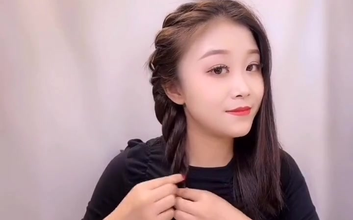 超火菠萝辫慢动作教程!甜美女孩就是你!