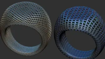 zbrush 2类镂空戒指的制作方法