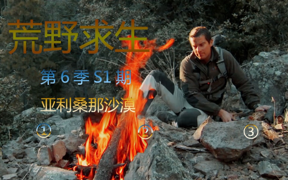 荒野求生:贝爷在荒野找到了一个猪头,终于吃上烤肉了《荒野求生第六季