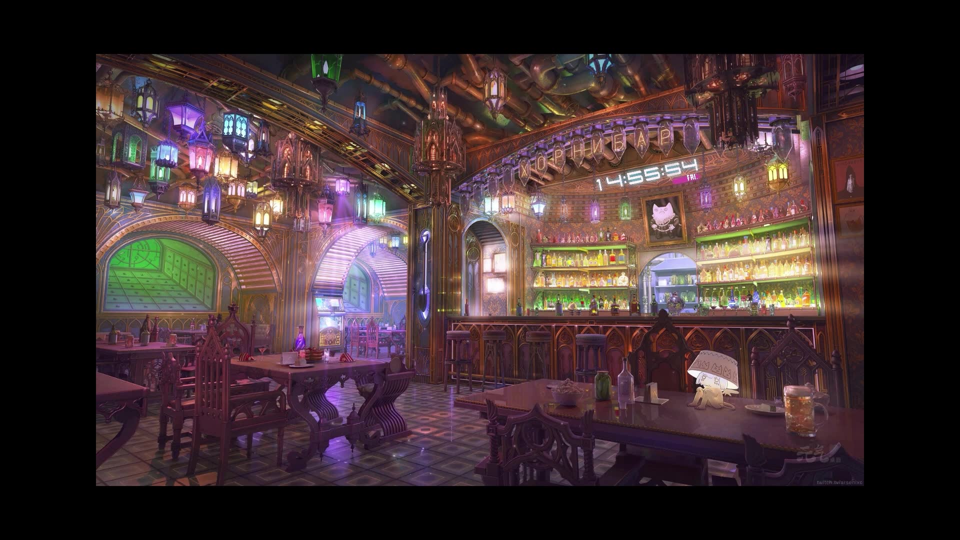 【环境音|白噪音】爵士酒吧氛围|爵士乐|低语声|酒杯碰撞声|调酒声