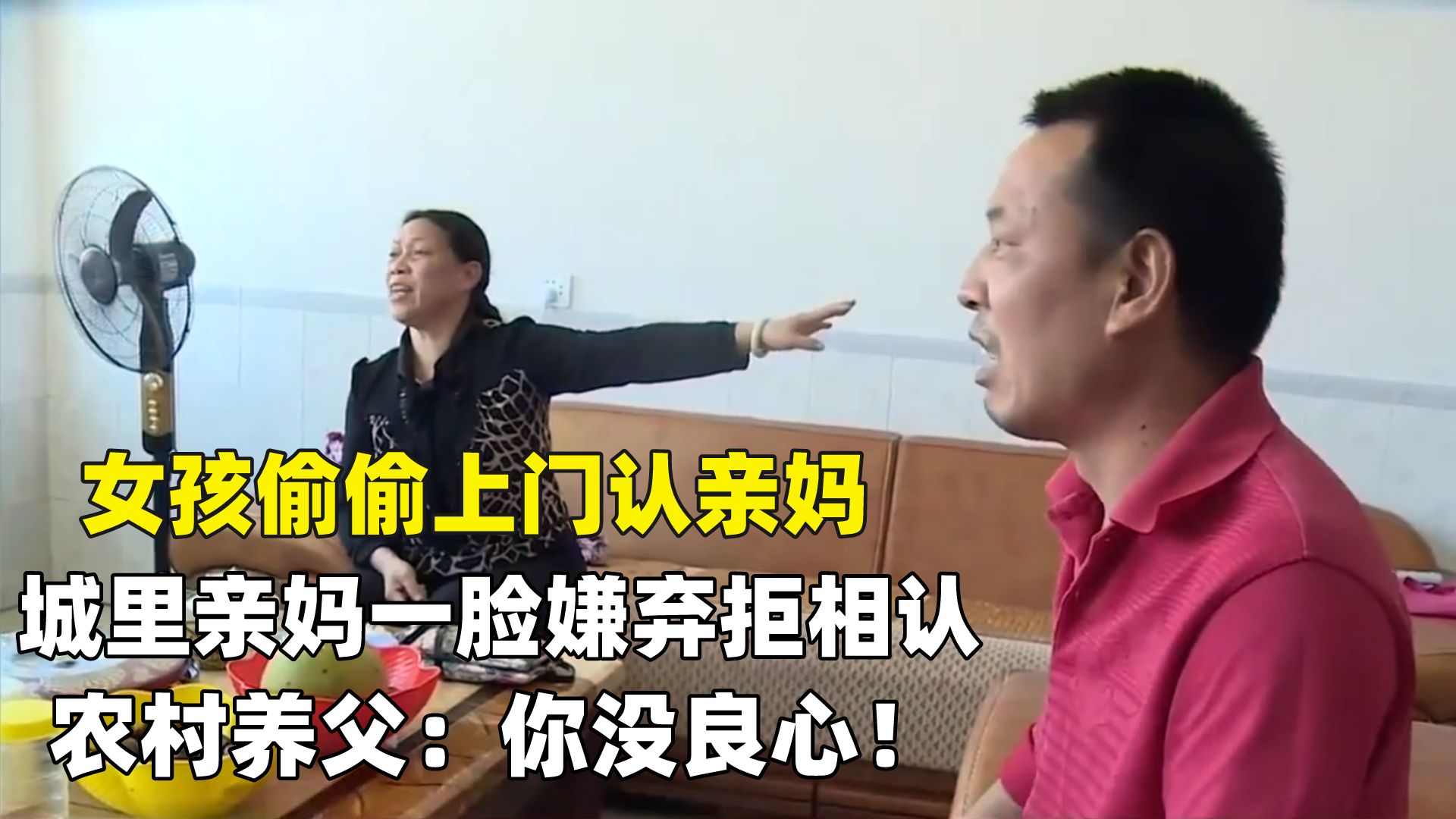 女孩偷偷上门认妈城里亲妈拒绝相认养父大怒你没良心