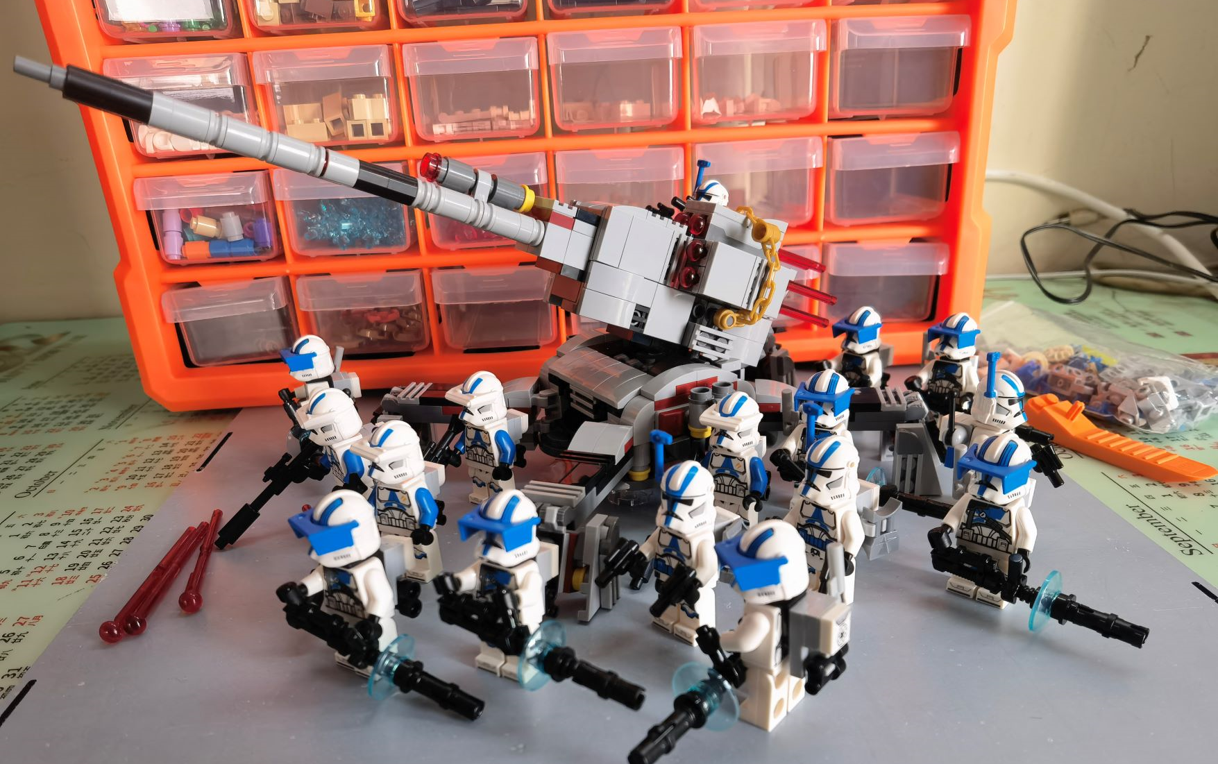 【乐高星战】星球大战75345 501军团 大型av-7moc