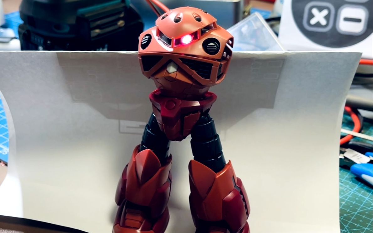 预-万代rg魔蟹电改可动眼