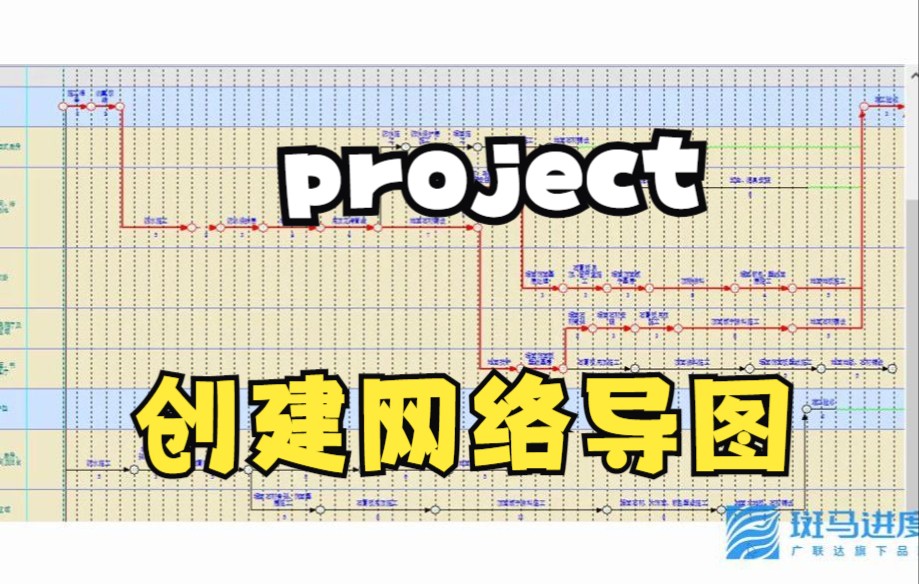 【project技巧】教你在project中创建网络图!哔哩哔哩bilibili