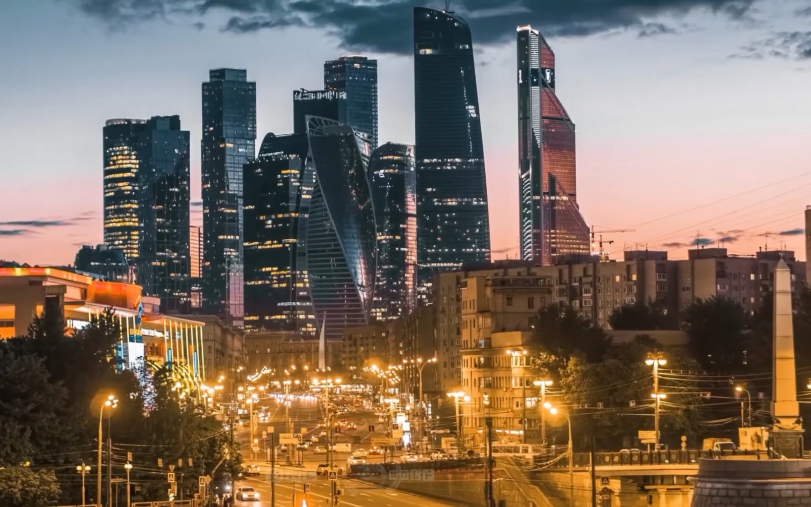 航拍下的莫斯科