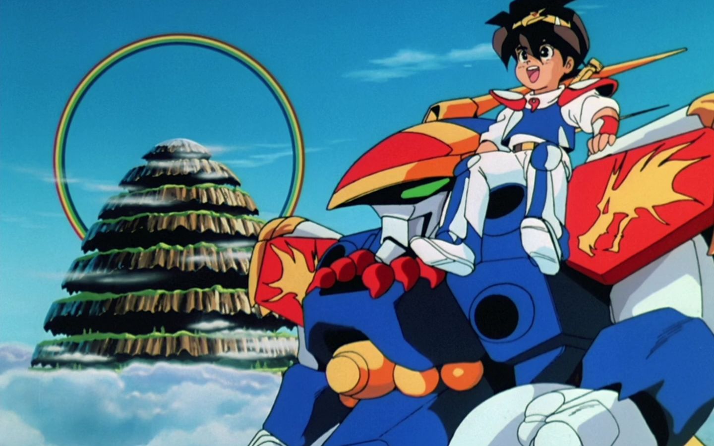 【1080p】魔神英雄传四部神龙斗士变身机体跟必杀技合集