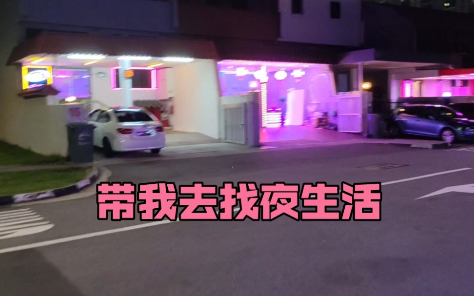 [图]新加坡芽笼合法红灯区夜晚街景，里世界边缘citywalk