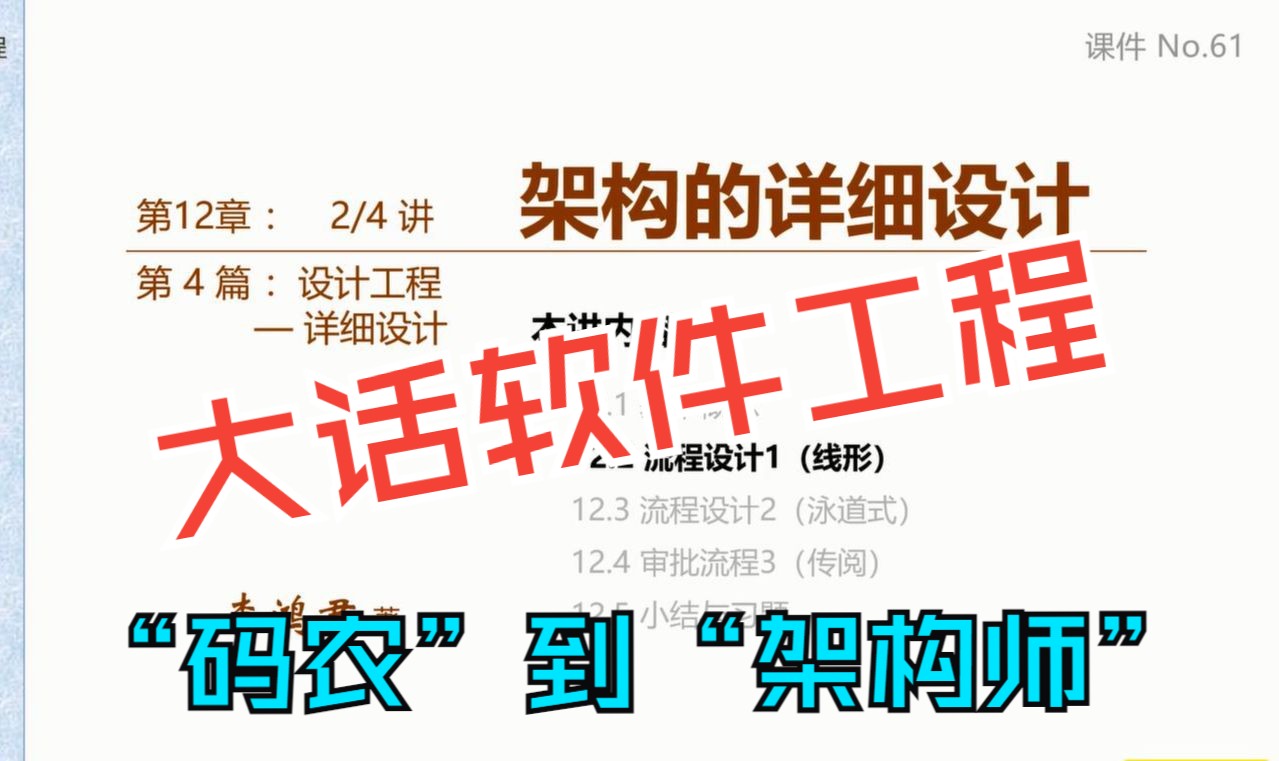 【清华大学出版社】大话软件工程方法篇之业务流程图画法哔哩哔哩bilibili