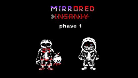 Canon Mirrored insanity Phase 1(官设dust sans VS 官设insanity sans )_哔哩哔哩_bilibili