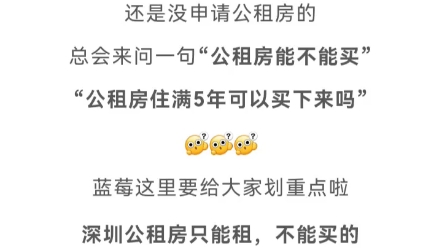 不少朋友问深圳公租房能不能买?公租房住满五年可以买下来吗? 答案是不能买!#深圳公租房 #深圳公租房申请 #深圳公租房轮候库哔哩哔哩bilibili